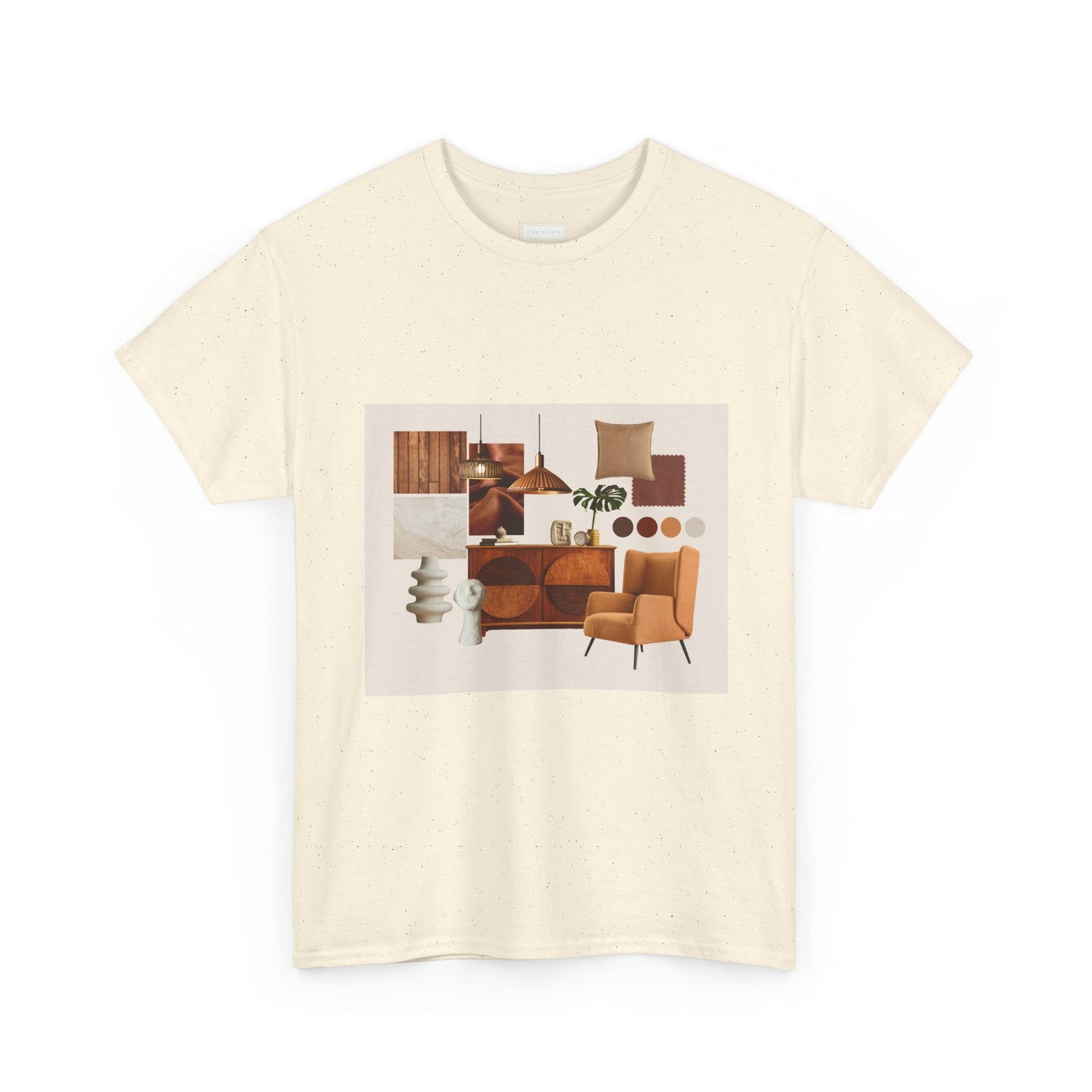 Mid-Century Modern Living Room Art Tee