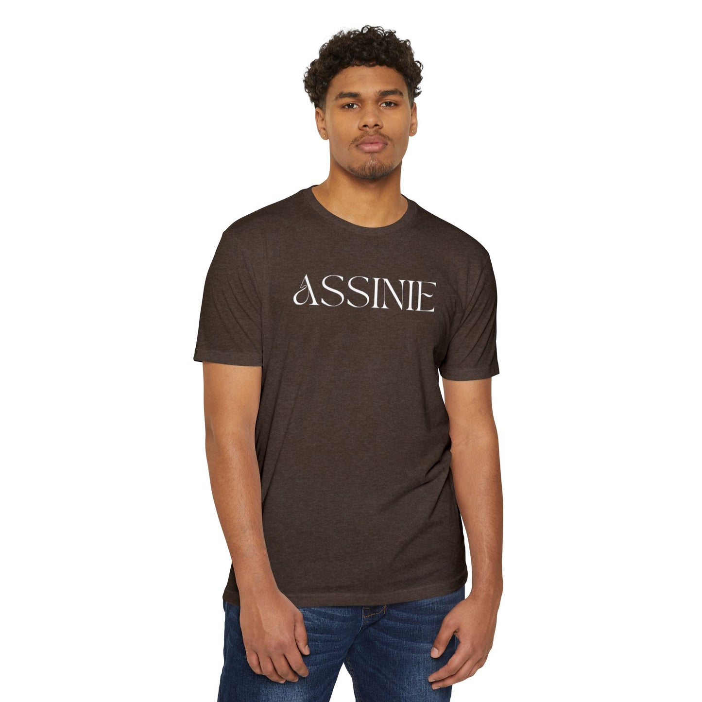 Assume T-Shirt — Minimalist White Logo Tee for Casual Everyday Wear