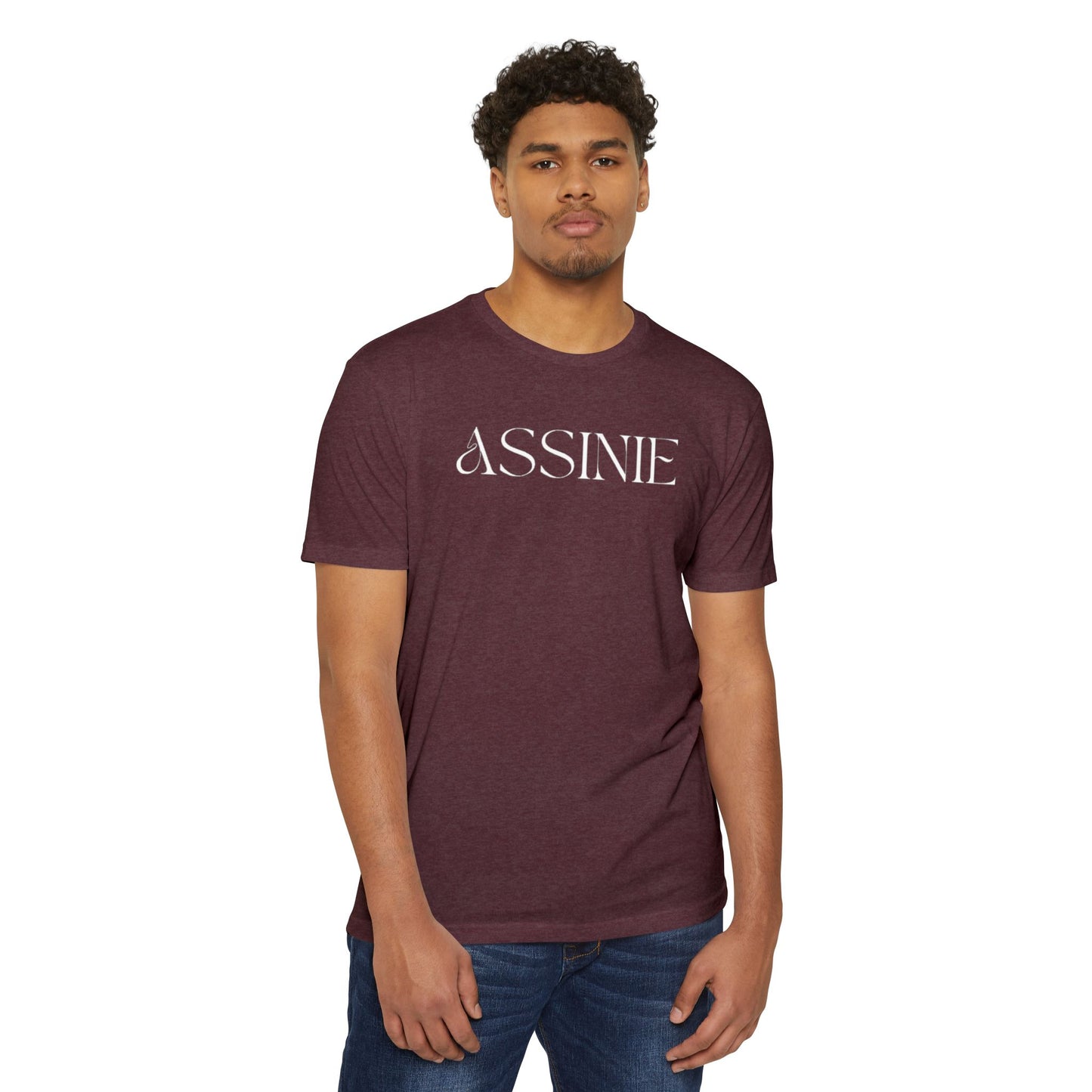 Assume T-Shirt — Minimalist White Logo Tee for Casual Everyday Wear