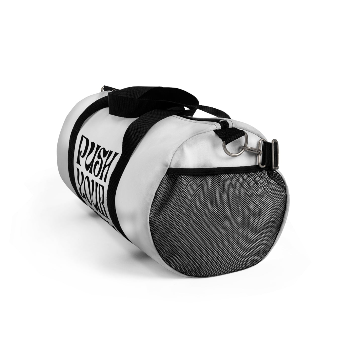 Push Your Limit Duffel Bag — Motivational Gym Weekender