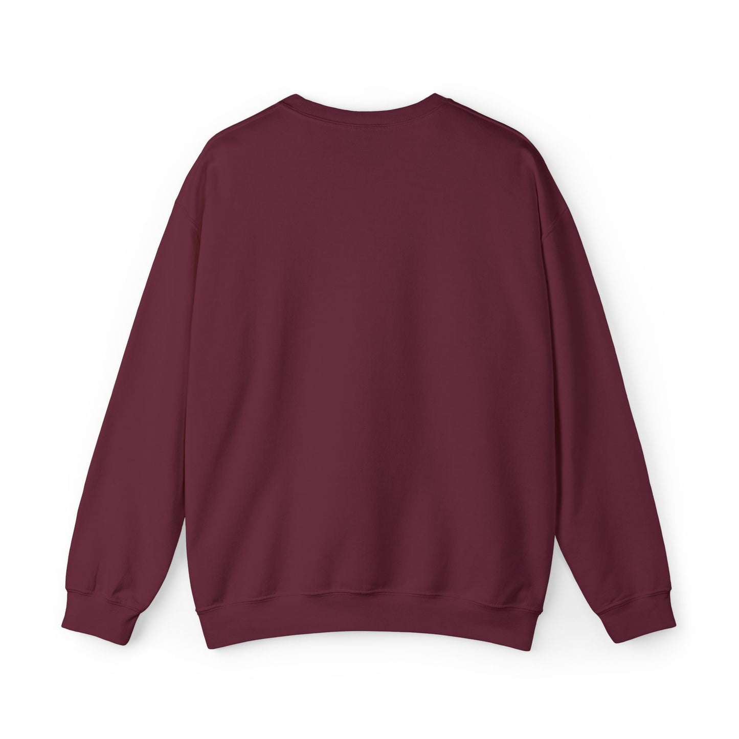 Crewneck Sweatshirt – 'Mistakes Arrive' Cute Script Heart Graphic, Cozy Casual Pullover