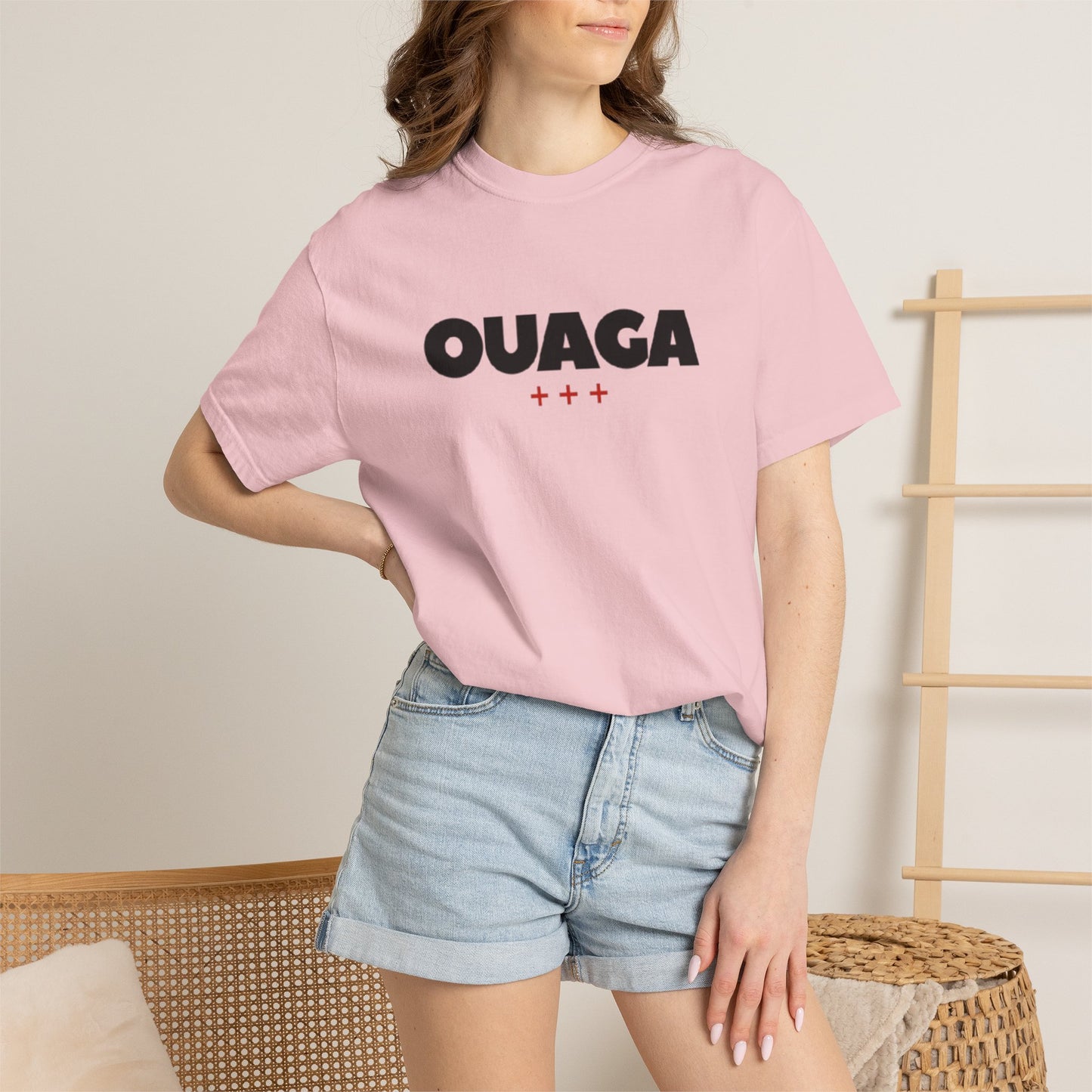OUAGA Graphic T‑Shirt — Bold City Name Tee (Ouagadougou)