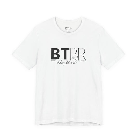 BTBR (Busy to be Rich) Logo T-Shirt — Black & Gray Brand Tee...