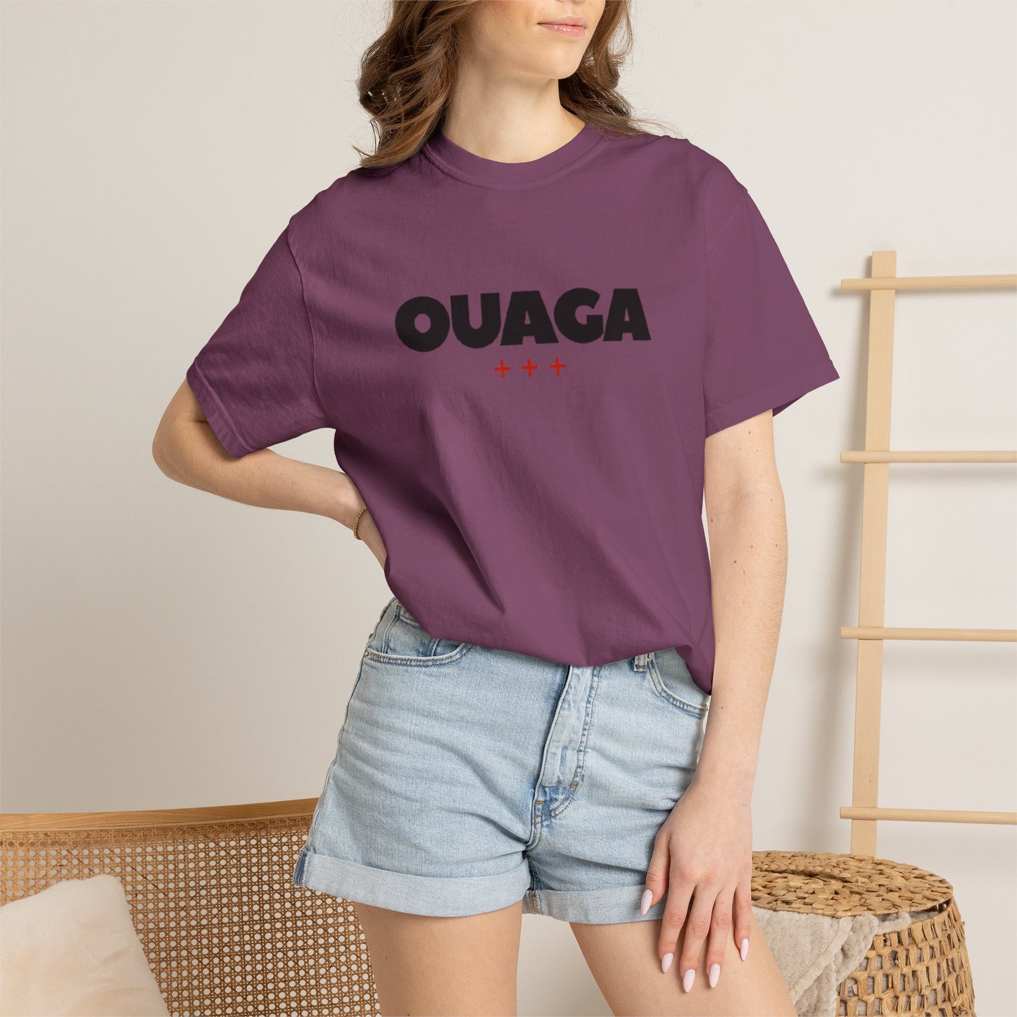 OUAGA Graphic T‑Shirt — Bold City Name Tee (Ouagadougou)