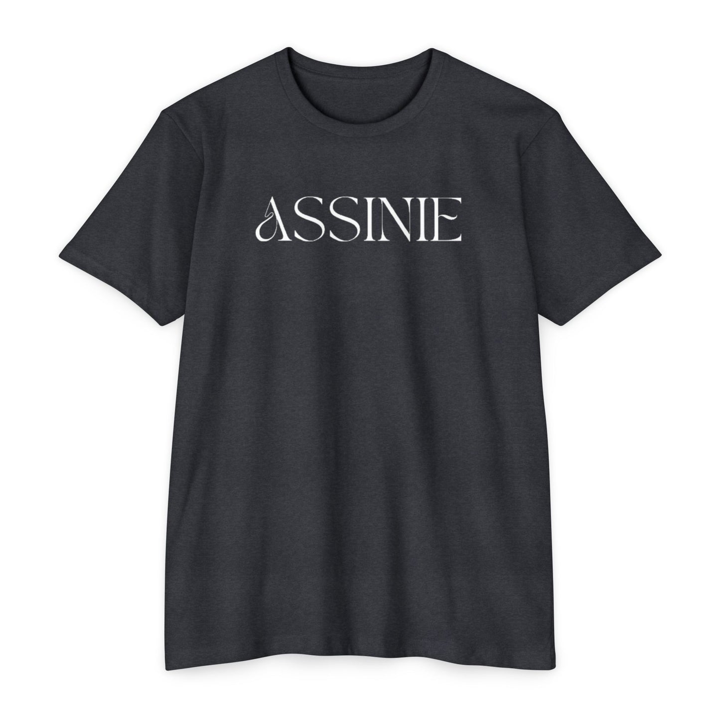 Assume T-Shirt — Minimalist White Logo Tee for Casual Everyday Wear
