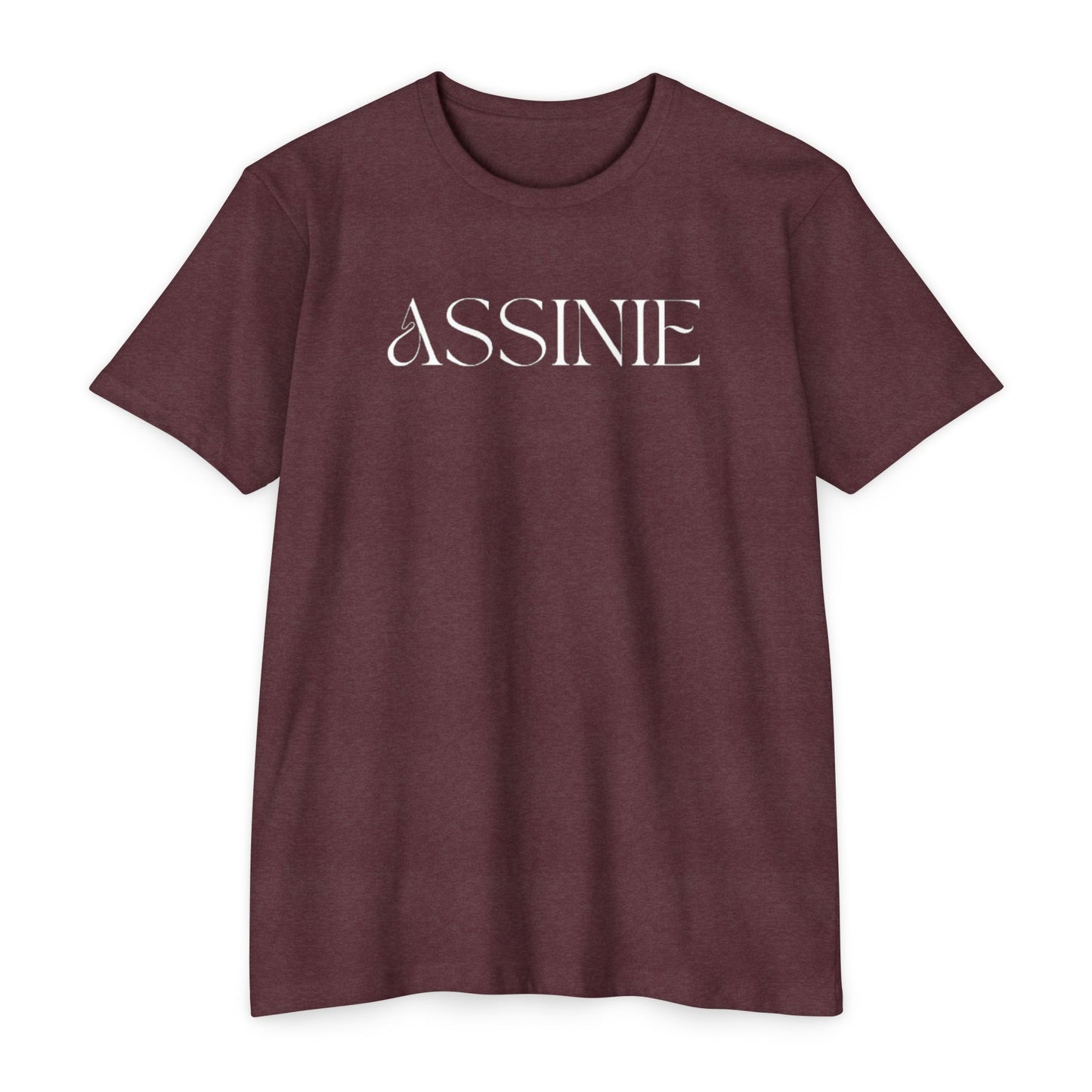 Assume T-Shirt — Minimalist White Logo Tee for Casual Everyday Wear
