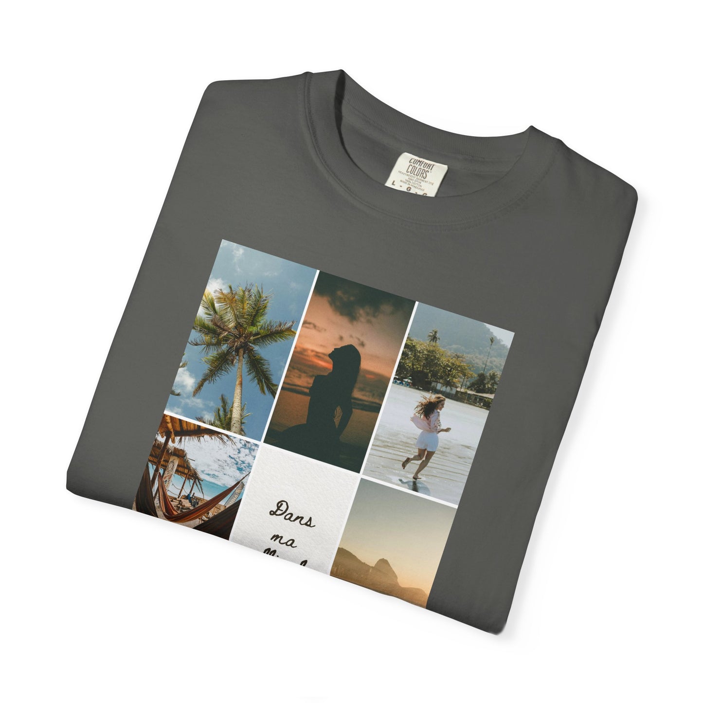 Travel Photo Collage T-Shirt — "Stars are patient, not idle"