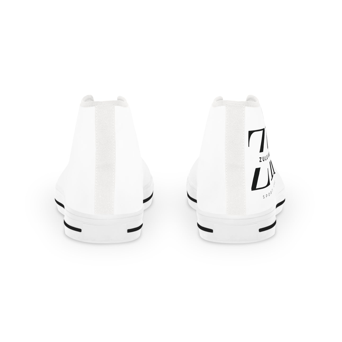 ZULU KING. White High Top Sneakers — Shoes for Men