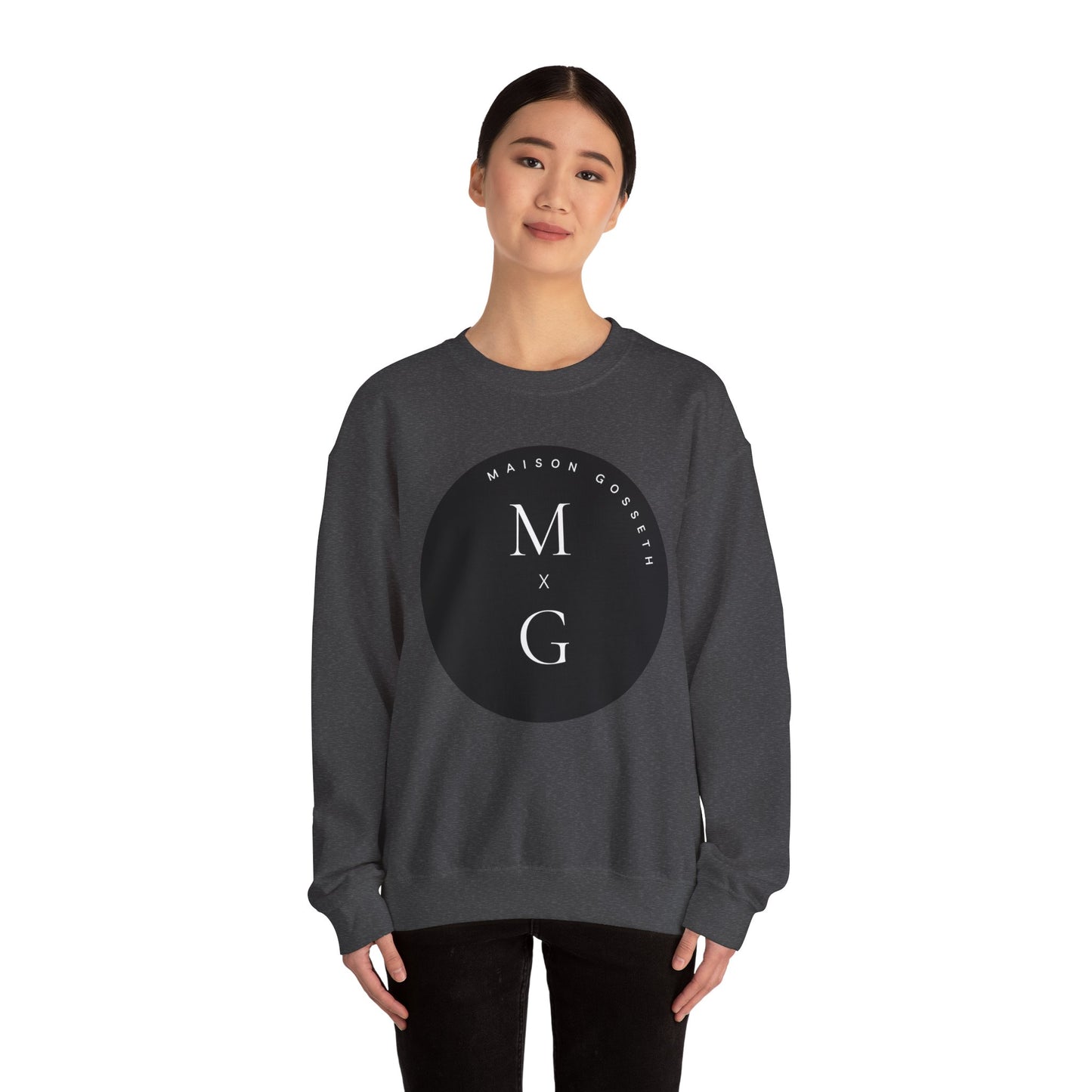 Sweatshirt Busy To Be Rich — BTBTR X Maison Gosset Circular Logo