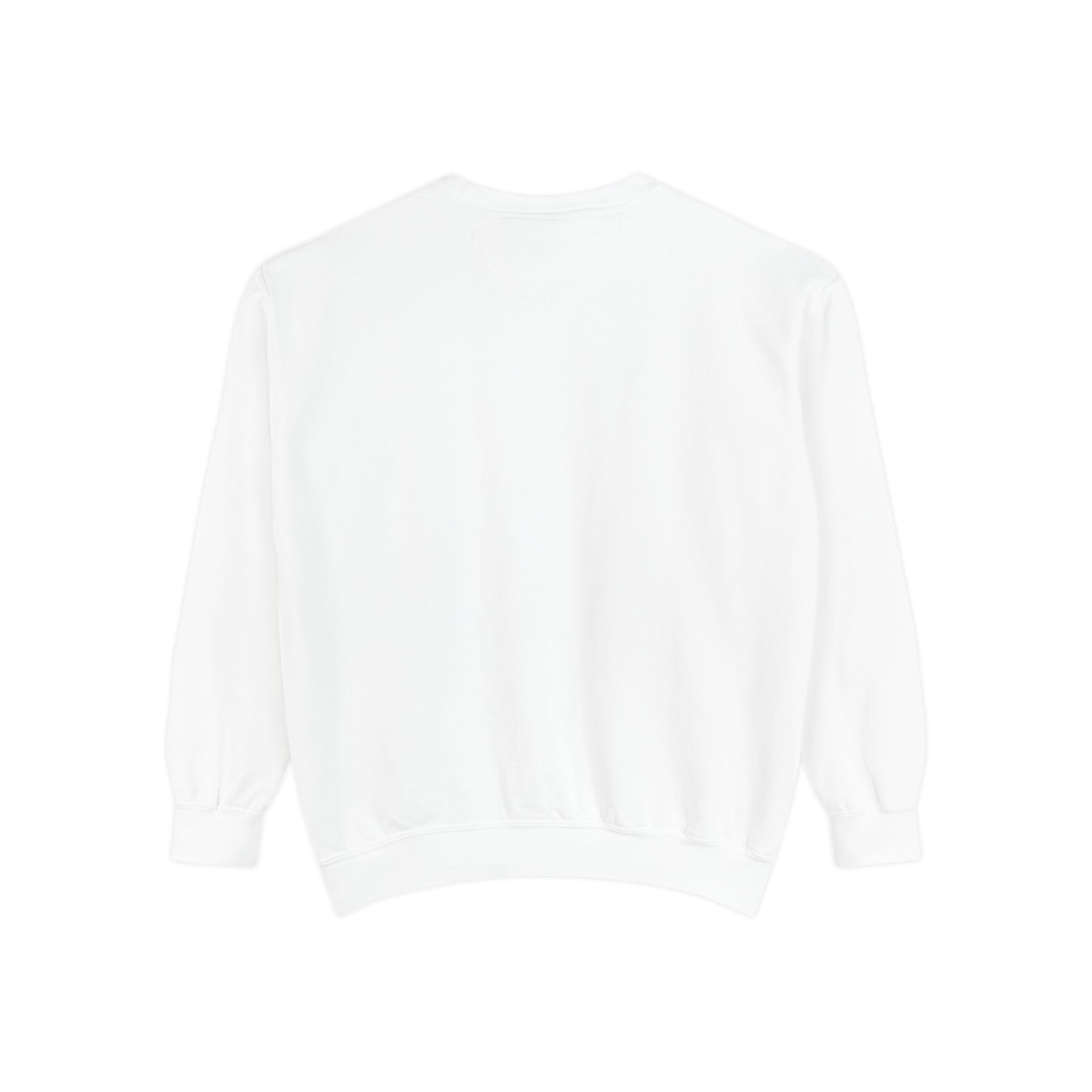 Harmony Minimalist Sweatshirt – White Text Graphic Crewneck