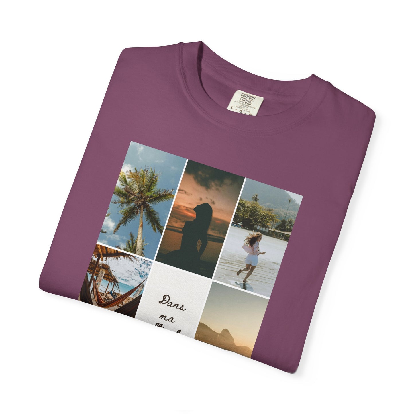 Travel Photo Collage T-Shirt — "Stars are patient, not idle"