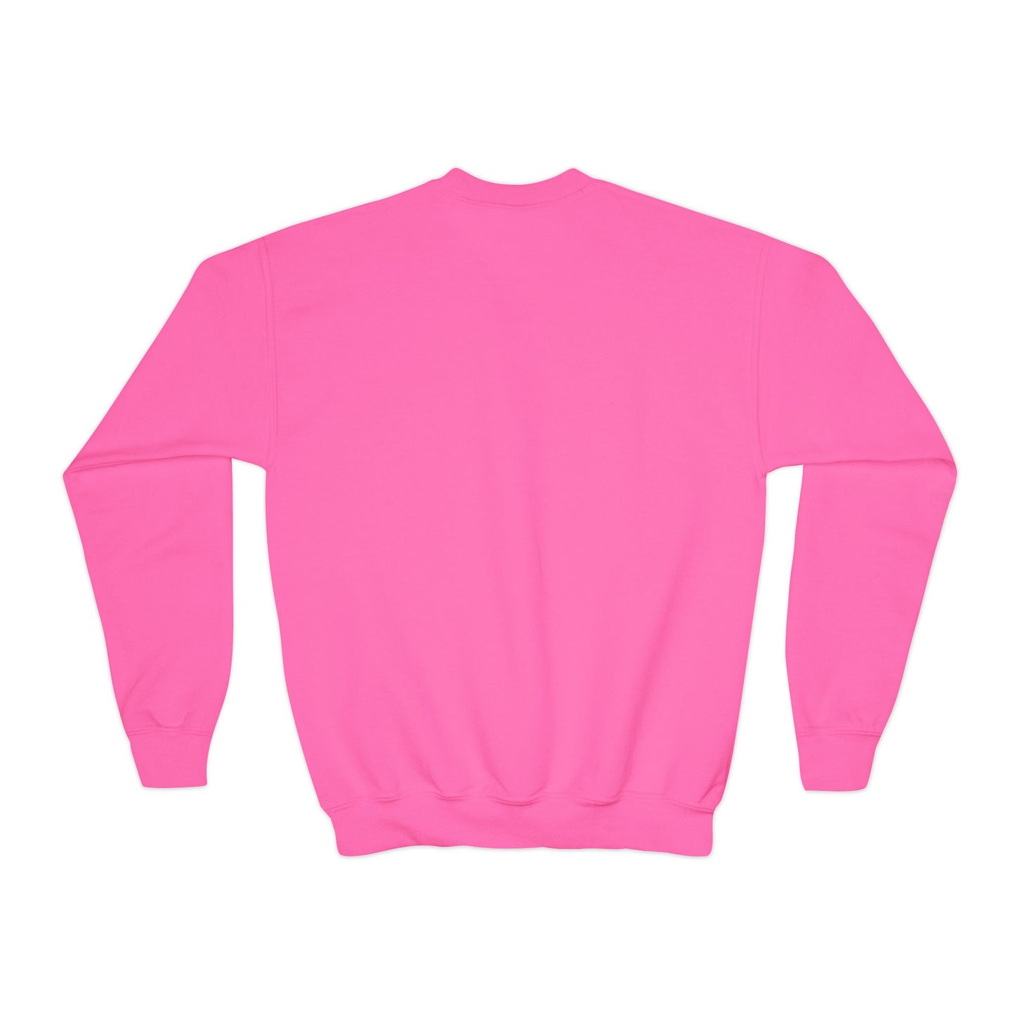 Youth Crewneck Sweatshirt — Cozy Winter Fashion Collage "Bonjour Hiver"