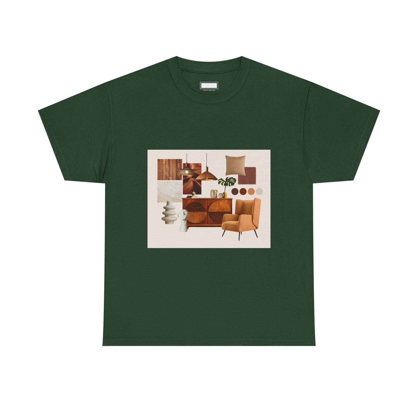 Mid-Century Modern Living Room Art Tee