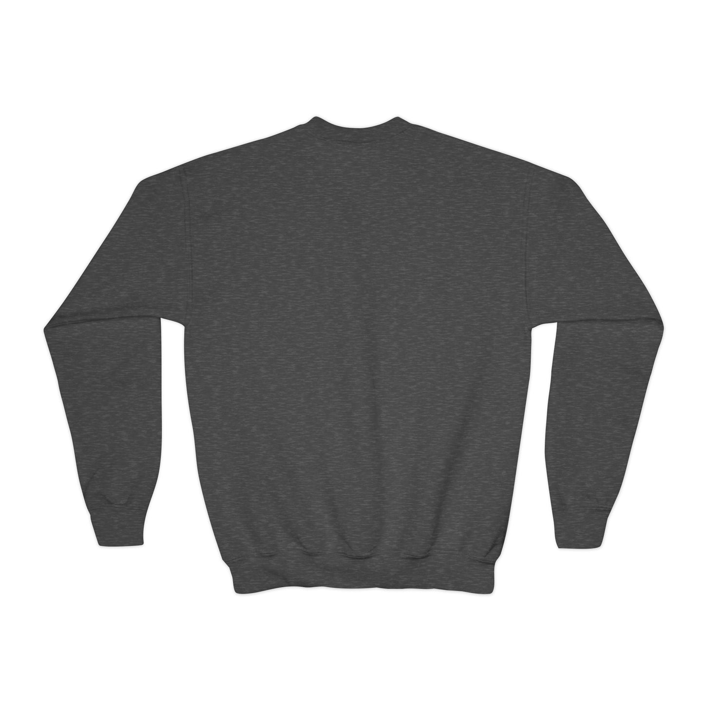 Youth Crewneck Sweatshirt — Cozy Winter Fashion Collage "Bonjour Hiver"