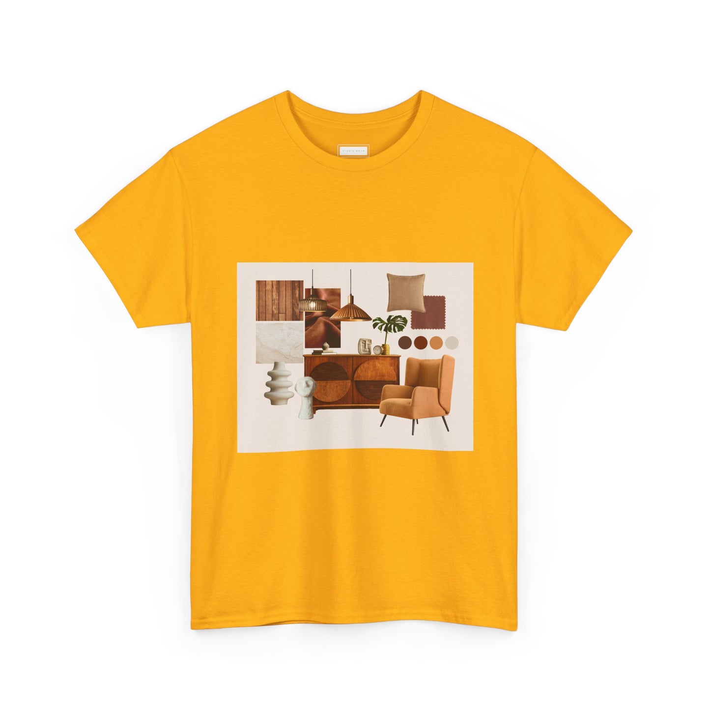 Mid-Century Modern Living Room Art Tee