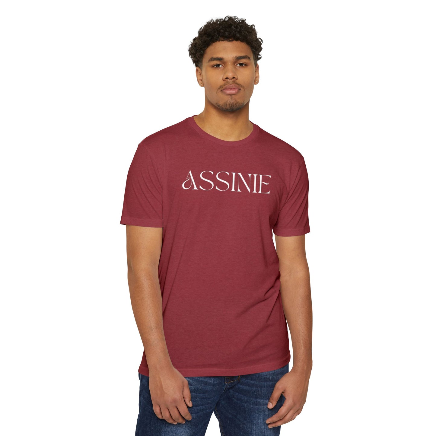 Assume T-Shirt — Minimalist White Logo Tee for Casual Everyday Wear