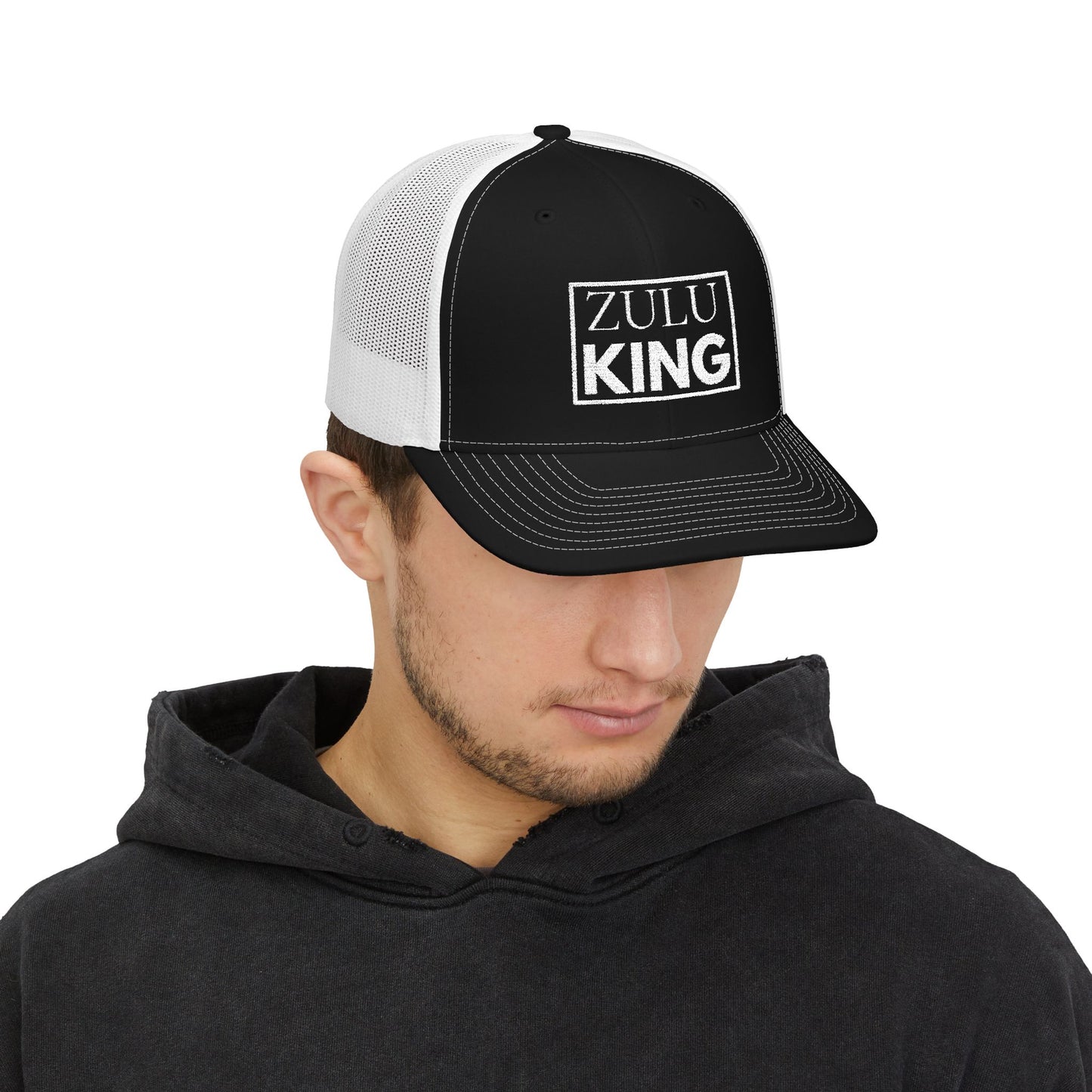Zulu King Embroidered Trucker Cap