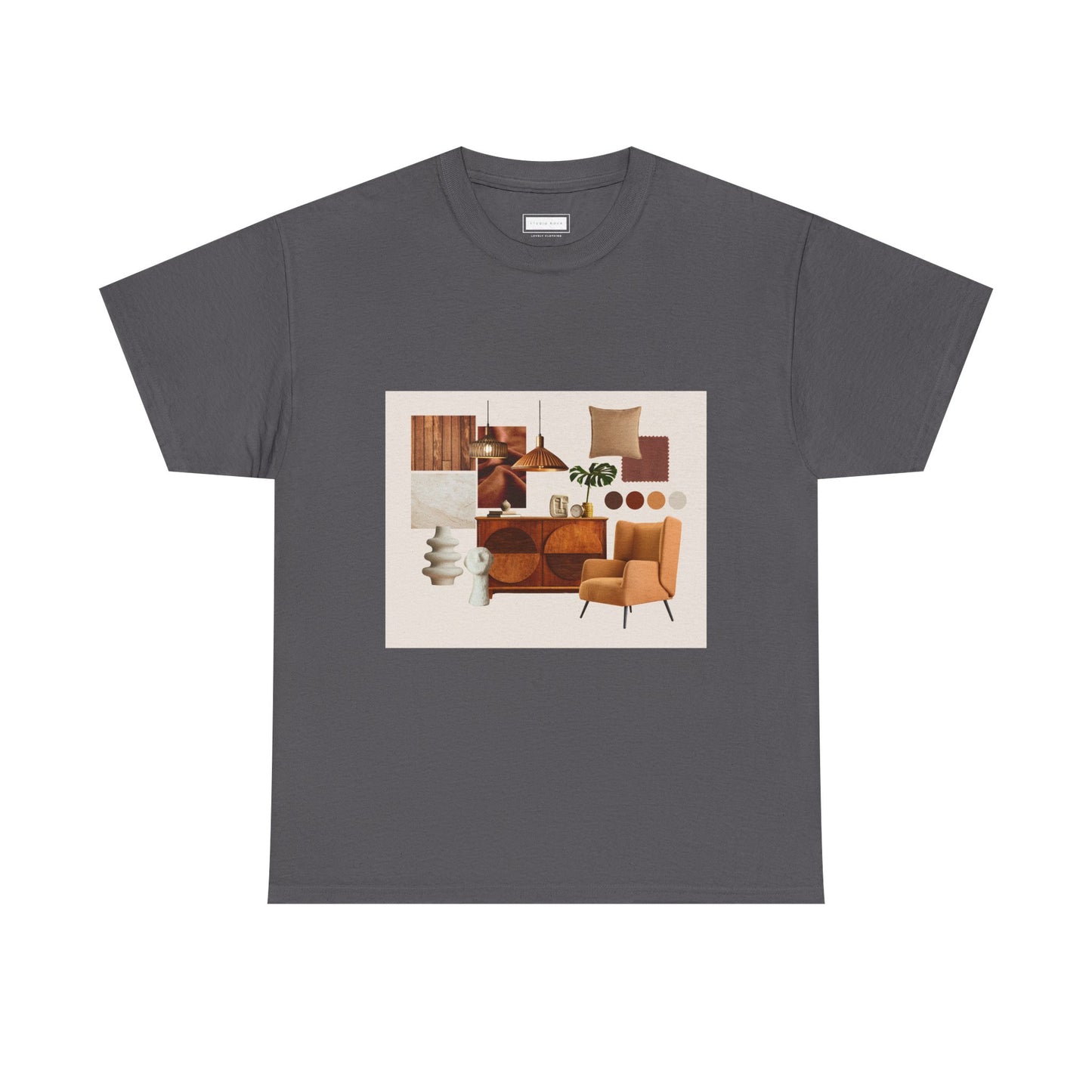 Mid-Century Modern Living Room Art Tee