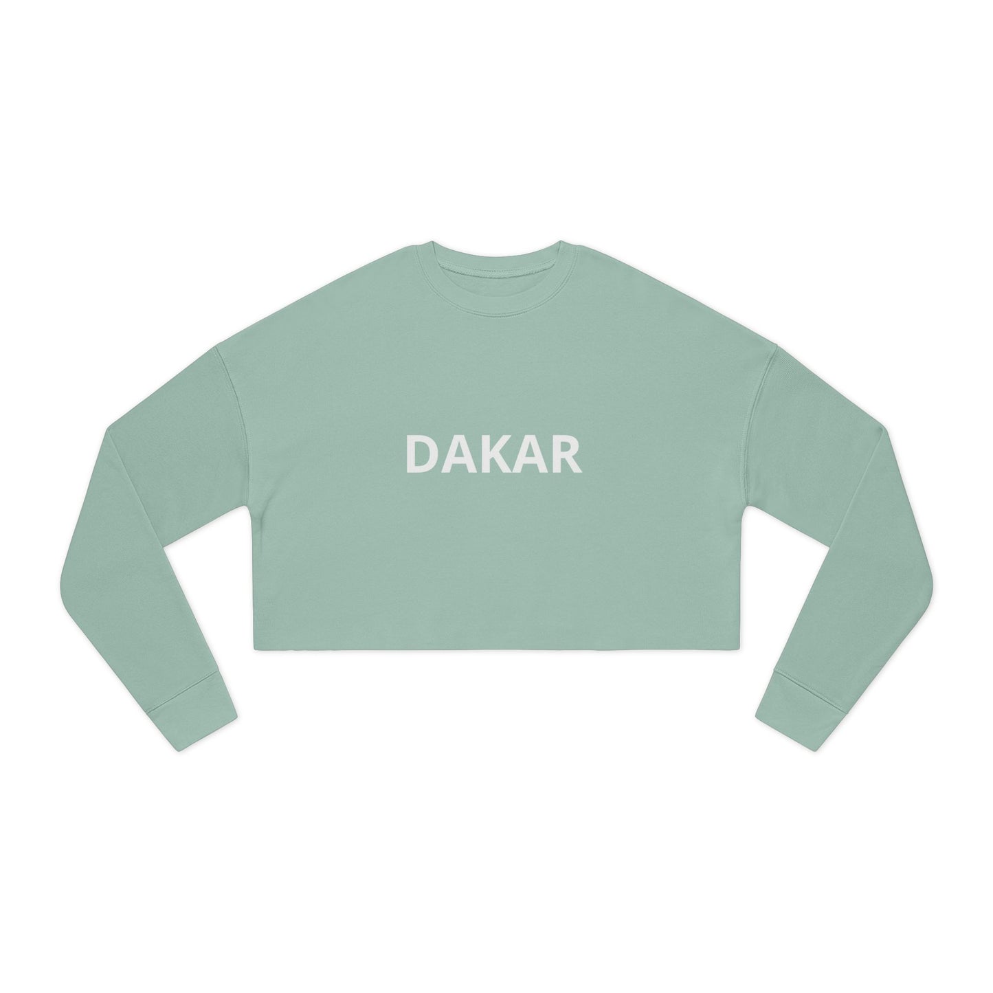 Dakar Cropped Sweatshirt — Women's Casual City Name Crop Top