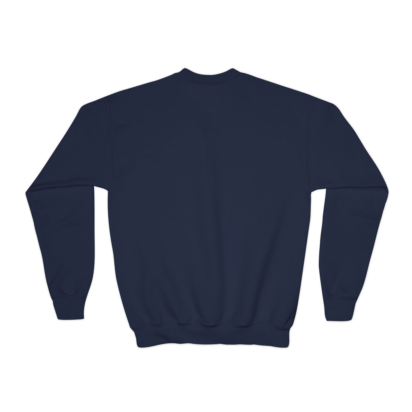 Youth Crewneck Sweatshirt — Cozy Winter Fashion Collage "Bonjour Hiver"