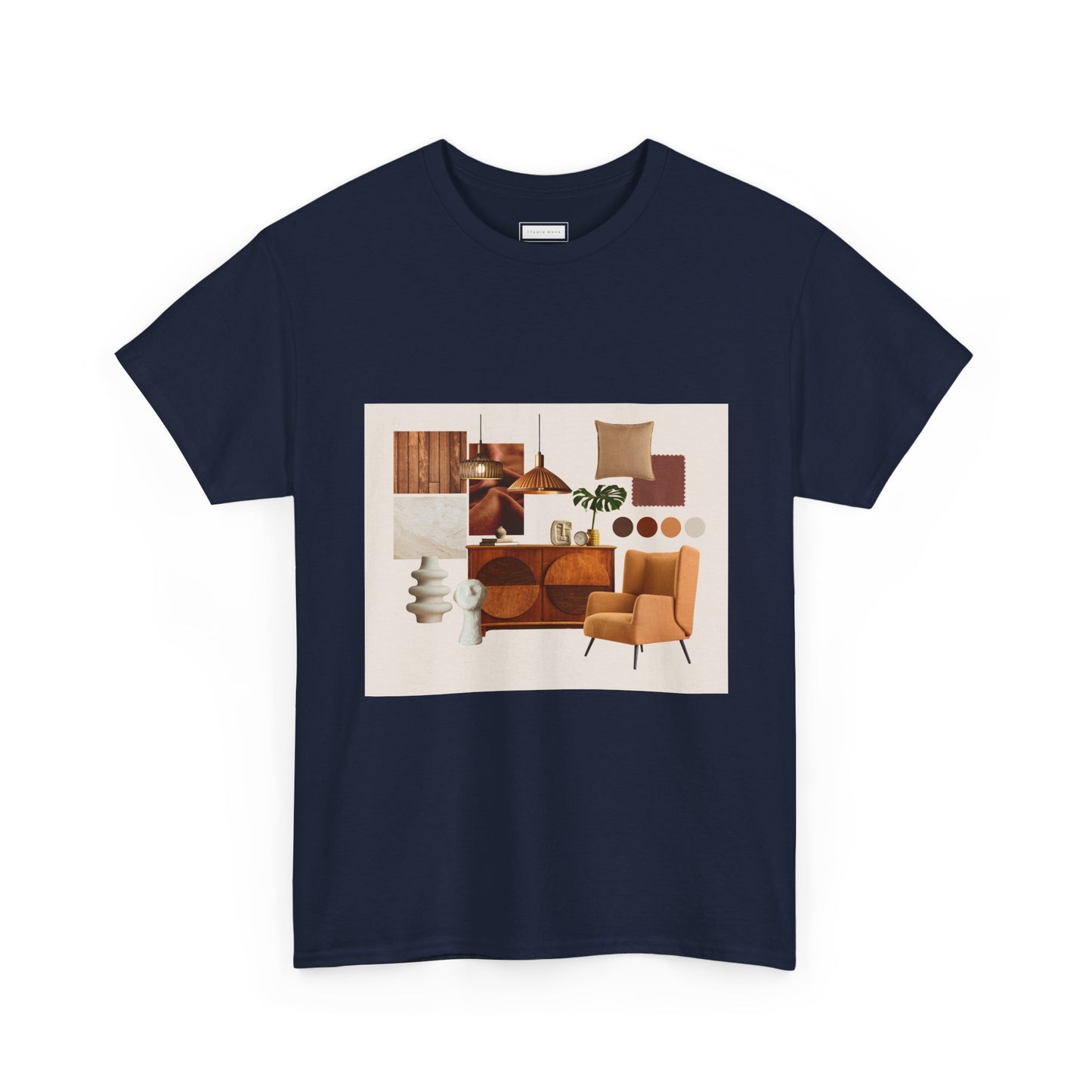 Mid-Century Modern Living Room Art Tee
