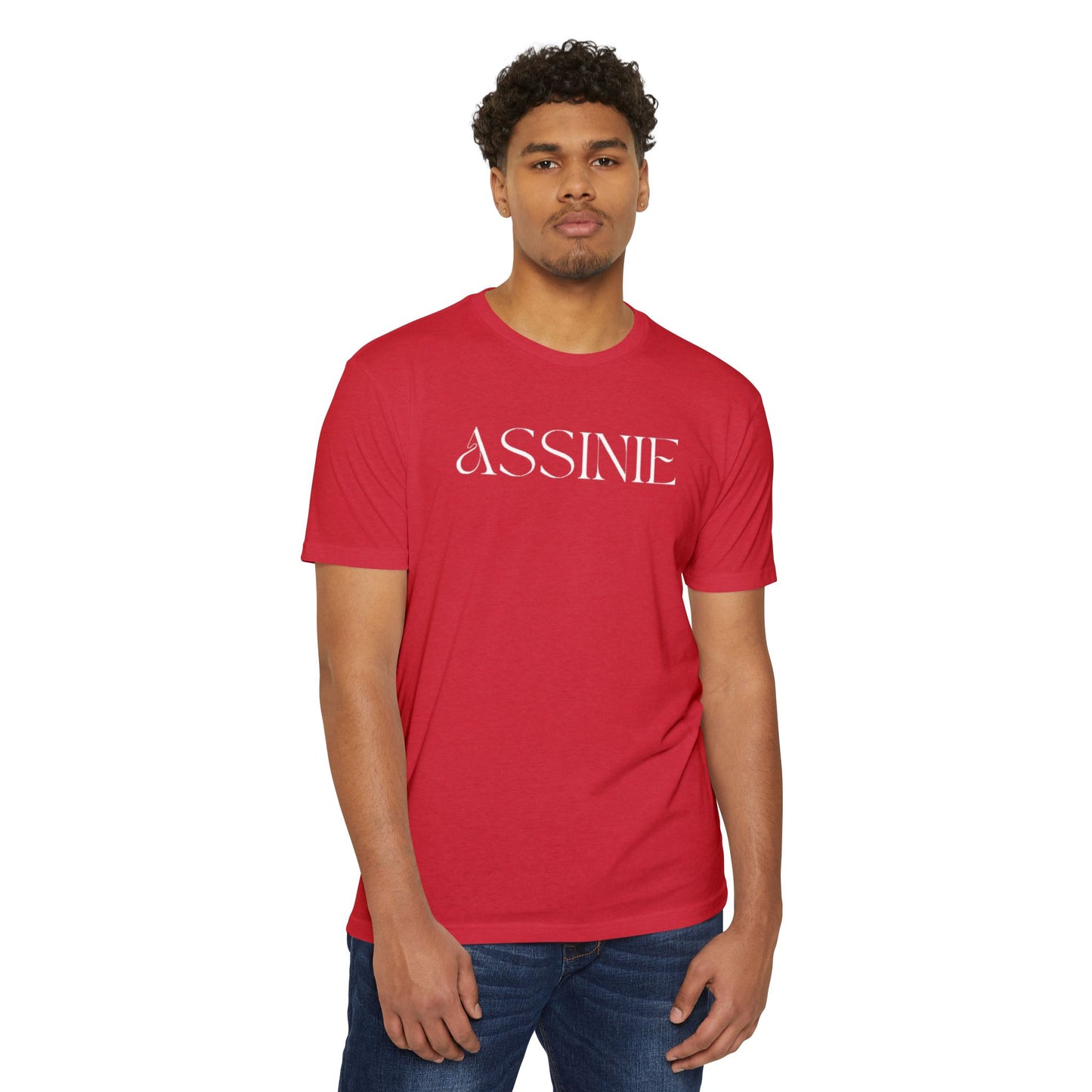 Assume T-Shirt — Minimalist White Logo Tee for Casual Everyday Wear