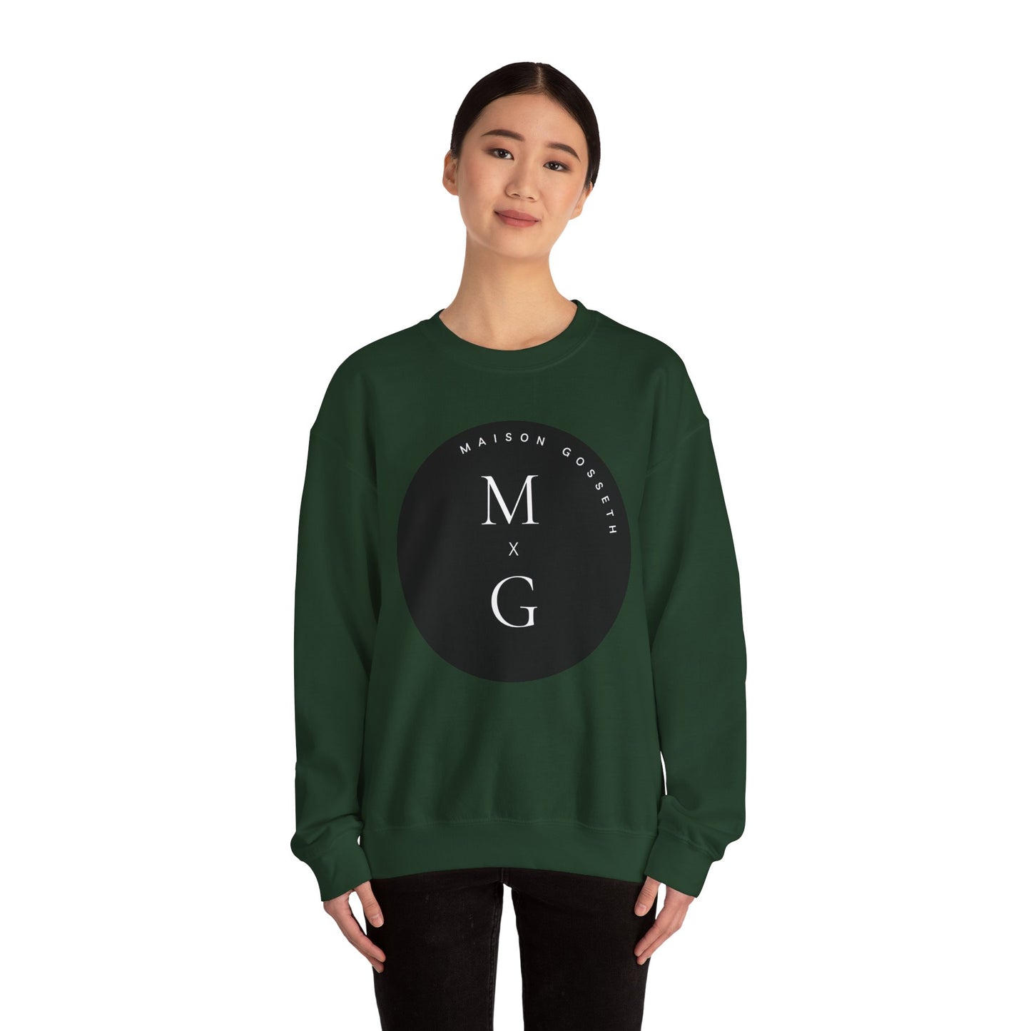 Sweatshirt Busy To Be Rich — BTBTR X Maison Gosset Circular Logo