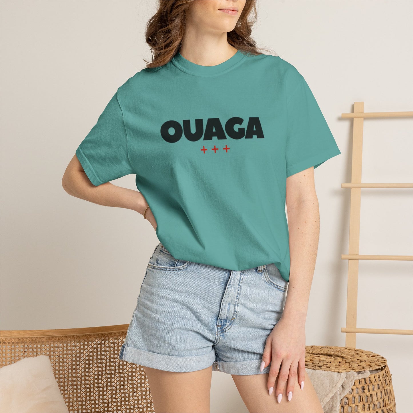 OUAGA Graphic T‑Shirt — Bold City Name Tee (Ouagadougou)