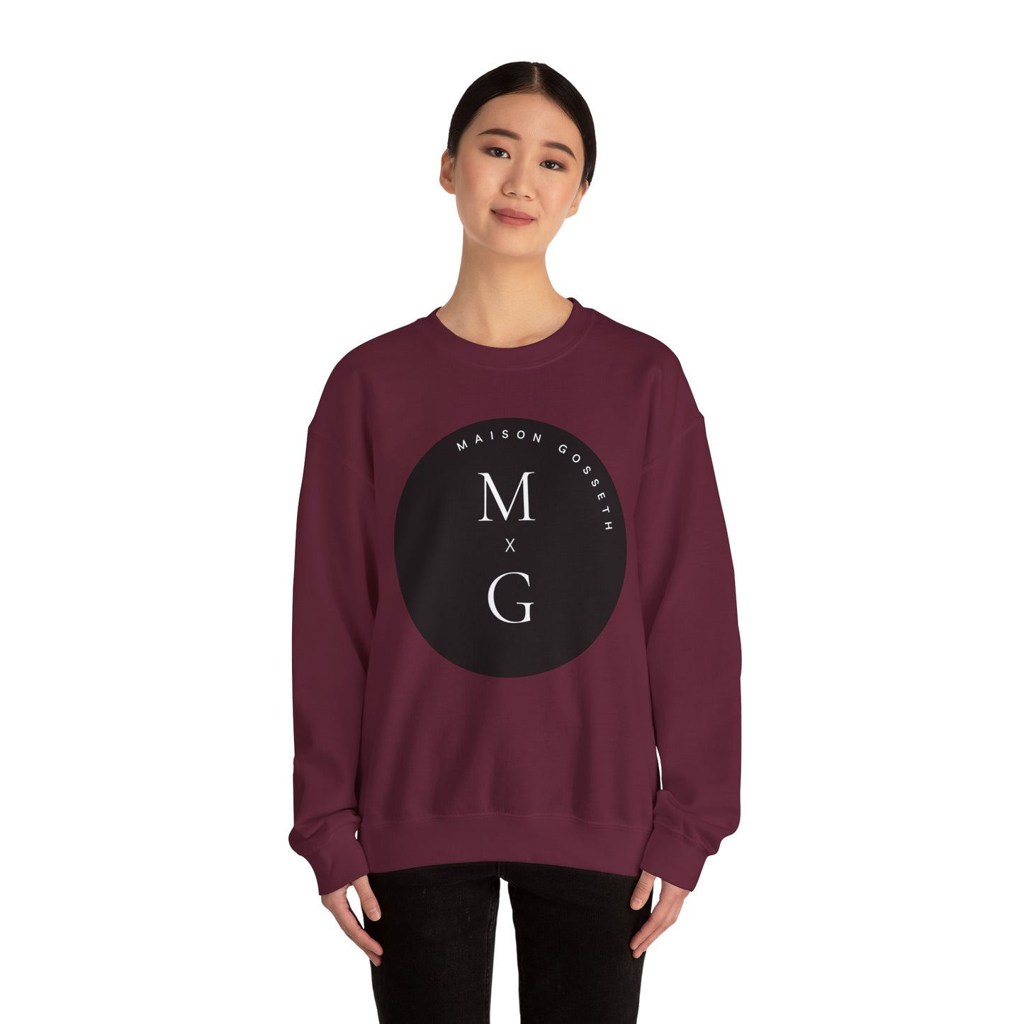 Sweatshirt Busy To Be Rich — BTBTR X Maison Gosset Circular Logo
