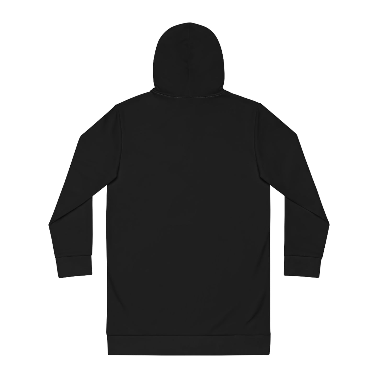 YAMOSOUKROU Hoodie Dress — Women's Black Casual Hooded Tunic
